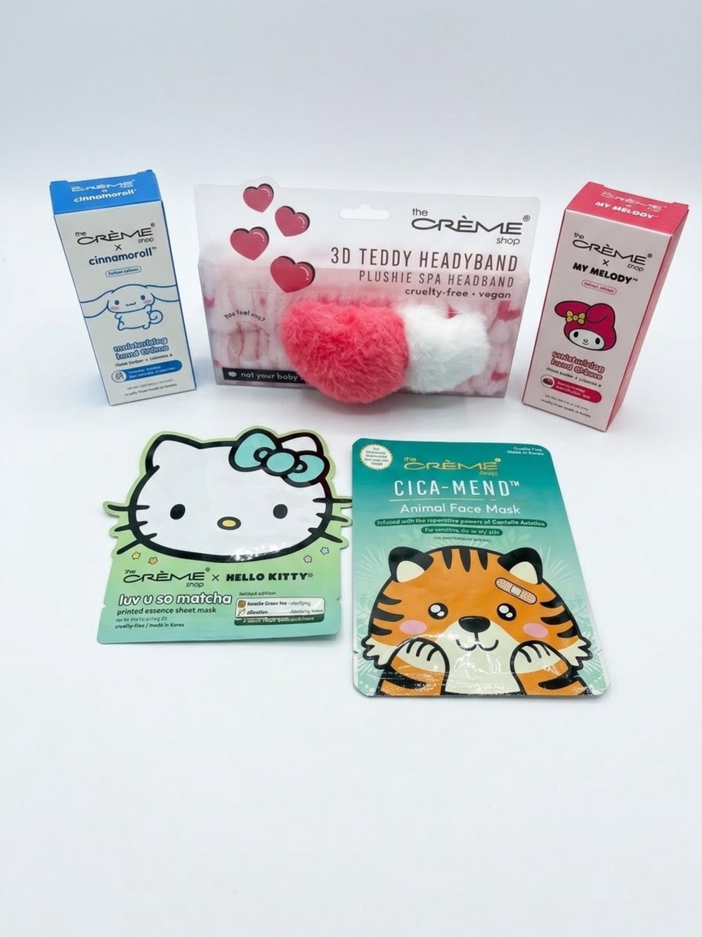 The Crème Shop Sanrio $36 NEW 5 Piece Korean Skincare Clean Beauty Bundle